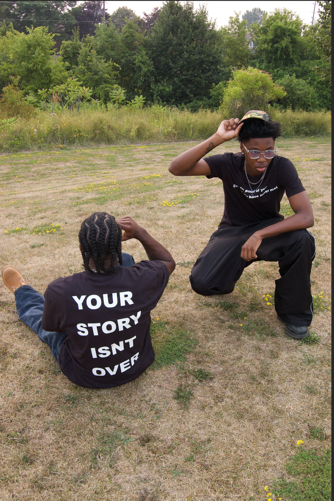 "You story isn't over/Im proud of you"